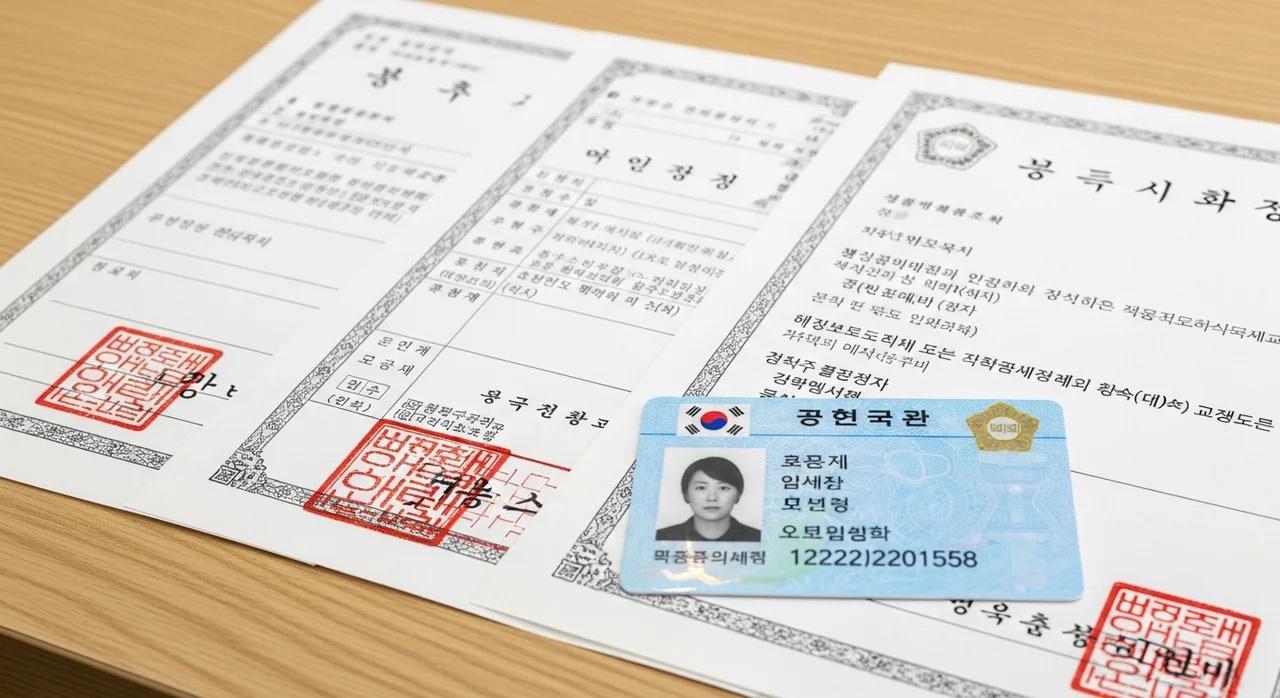이혼신고 필요 서류 체크리스트